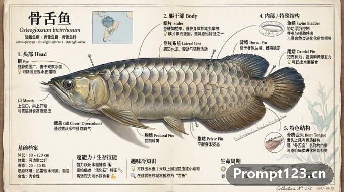 博物馆展品级别的鱼类知识科普图谱