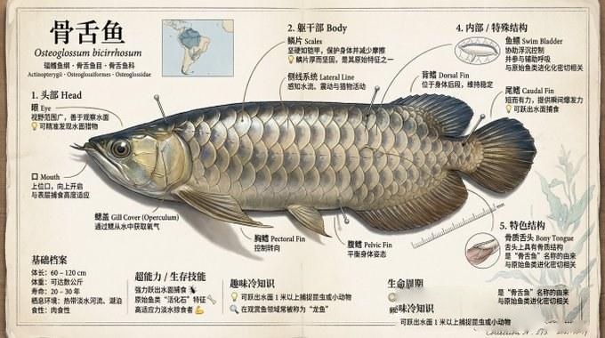 博物馆展品级别的鱼类知识科普图谱