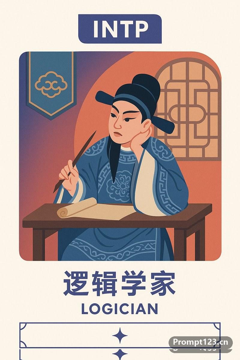 知名戏曲片段的MBTI人格类型卡片