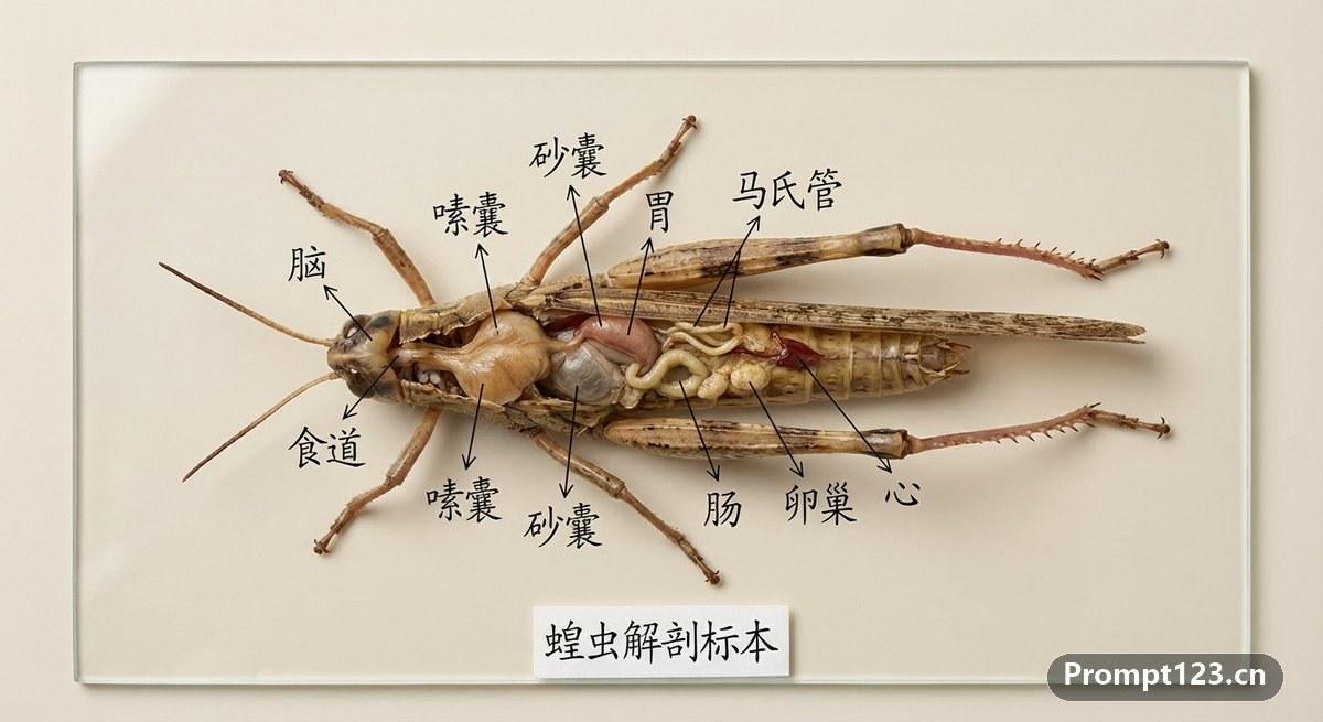 生物标本展示图