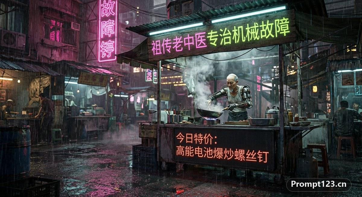 一张极具电影感的画面