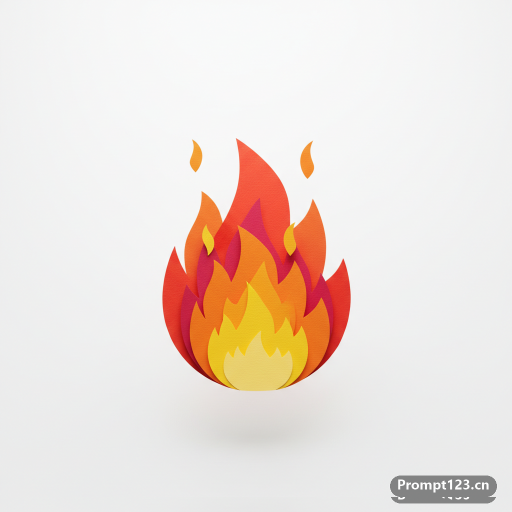 纸艺风格 Emoji 图标