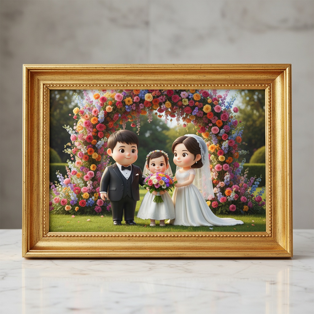 3D 全家福婚纱照